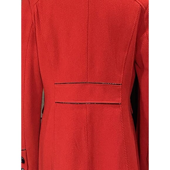 American Rag Women’s Wool Button Pea Coat Jacket Size L RED - Picture 4 of 11